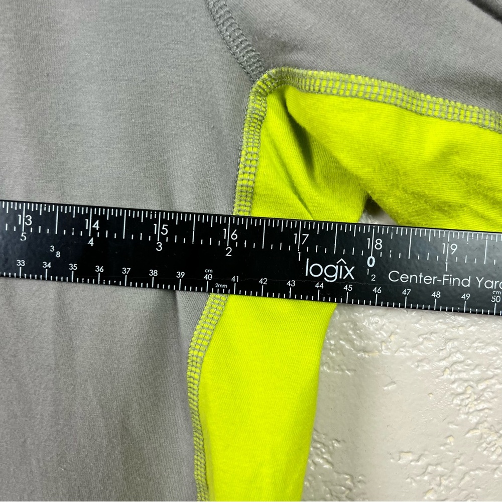 Eddie Bauer active Free Dry Men Hoddie Full Zip Sweater Size L  Color Gray/Green - Picture 9 of 11